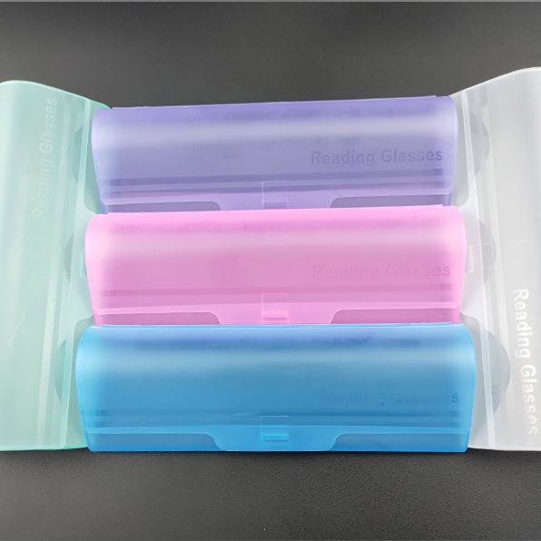 Factory spot plastic glasses box wholesale lightweight portable reading glasses packaging box reading glasses box