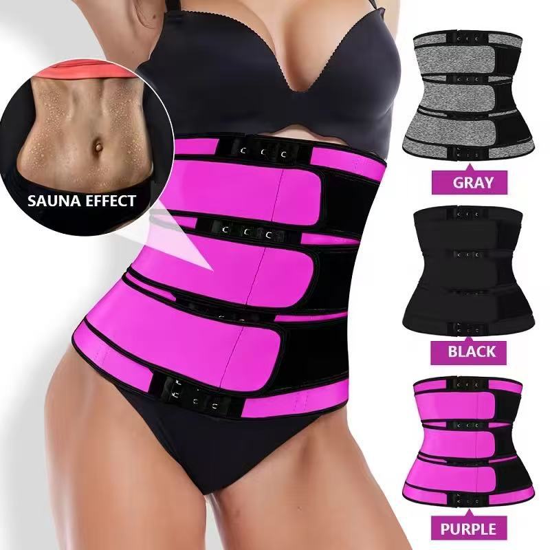 Cross-border Breathable Support Belt plus size Abdominal Belt Anti-stuffiness Men's Sauna Clothing Body-shaping Belt Sports Special Waist