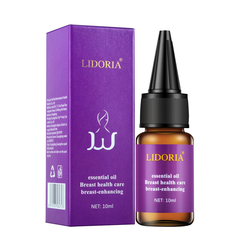 Lidoria English Plump and Round Essential Oil 10ml Chest Nourishing Massage Cross-Border Supply