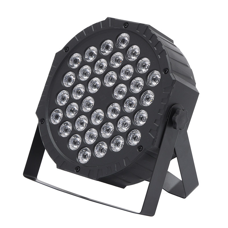 Flat par light 18W36W high power full color remote control led PAR light wedding bar performance stage lighting DMX control