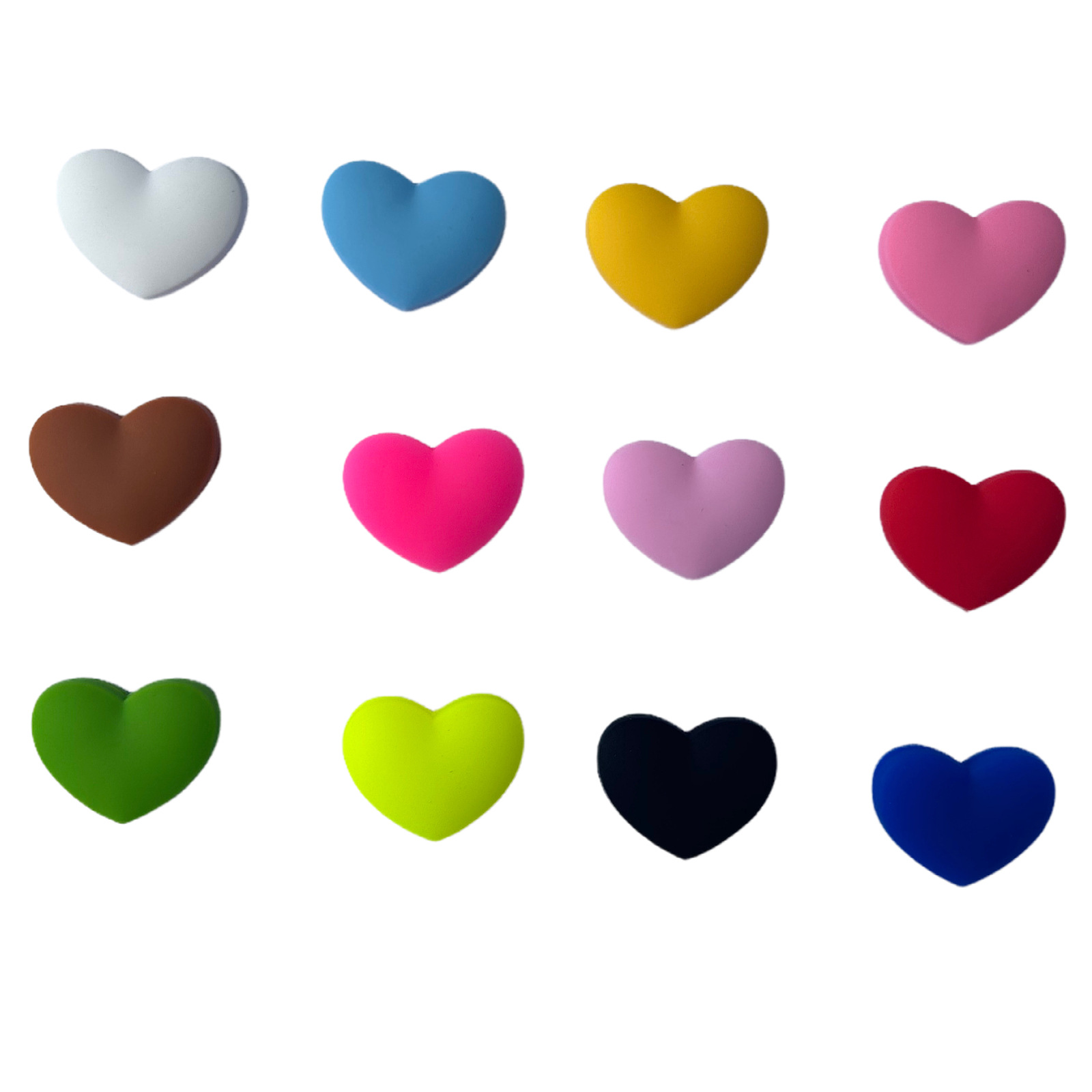 Red Heart-Shaped, Pink Heart-Shaped, Green Heart-Shaped Shock Absorber Tennis Racket Dampener, Silicone Heart-Shaped Shockproof, Durable, Lightweight, and Resilient