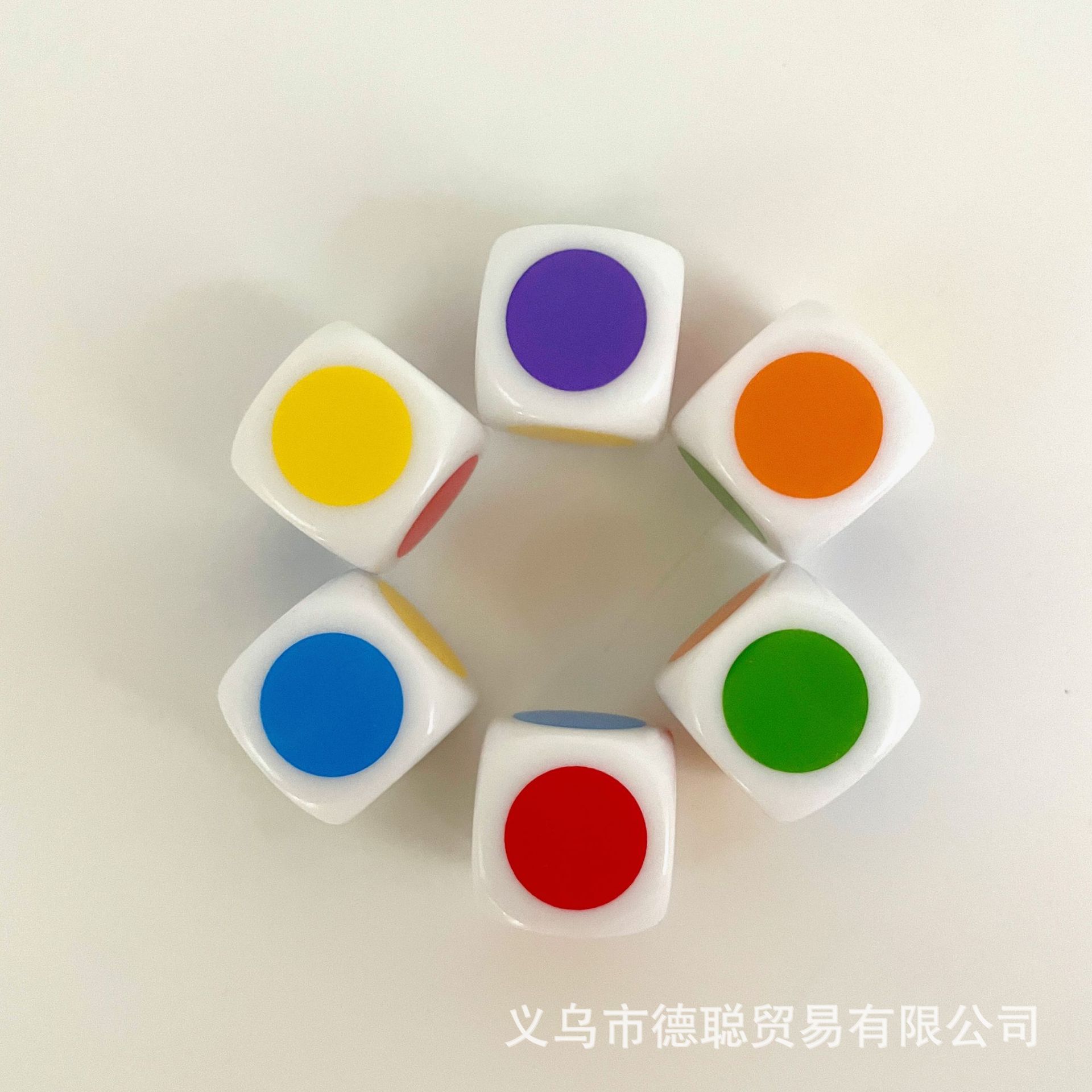 16Mm20Mm Silk Screen Printing Dot Color Printing Dice Dice Sieve Throwing Dice