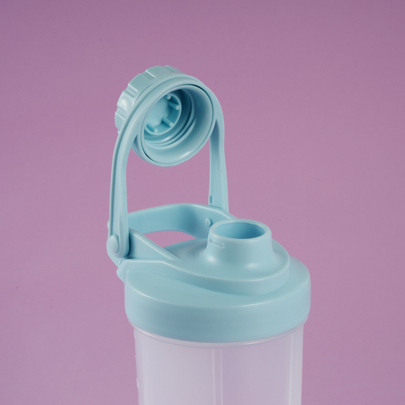Large Handle Shaker Cup Sports Water Cup Outdoor Milkshake Cup 700ml Spot Can Be Customized with Shaker Sealing Ring