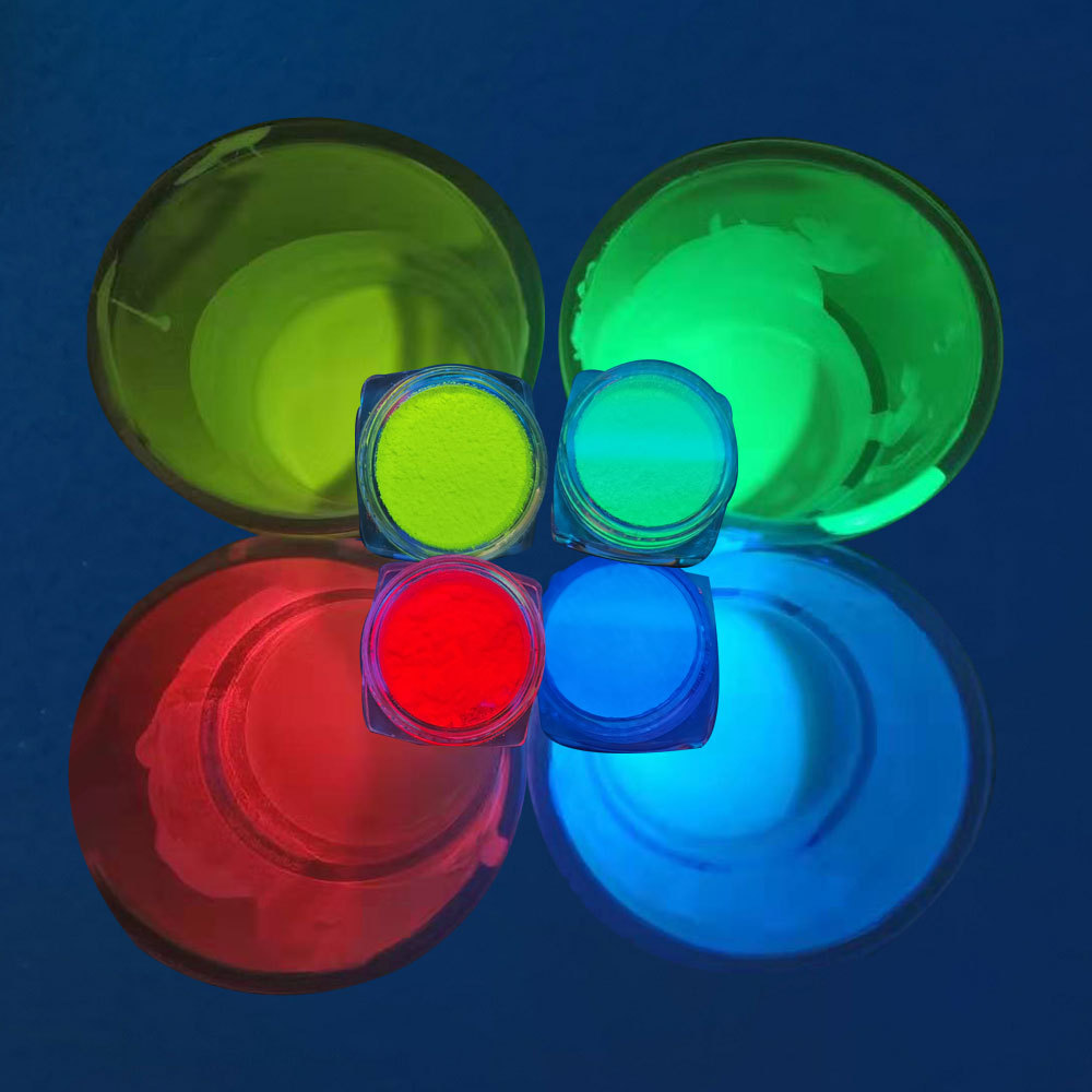 Manufacturers emit 10g ultraviolet transparent colorless phosphor long wave 365nm ultraviolet invisible material fluorescent pigment