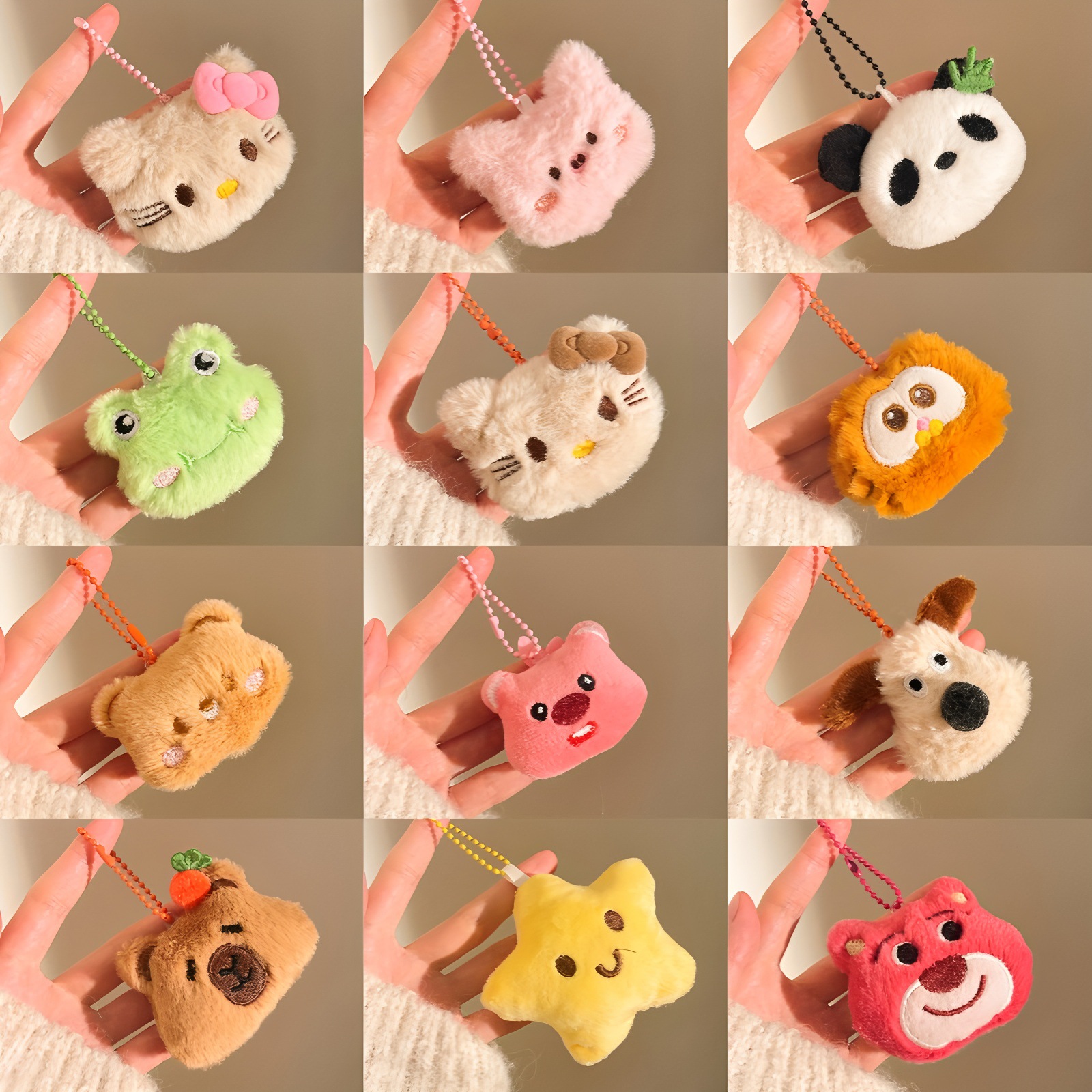 Плюшевая кукла, кулон, женский культурный и креативный, брелок для детей, интерактивный сувенир, маленький подарок