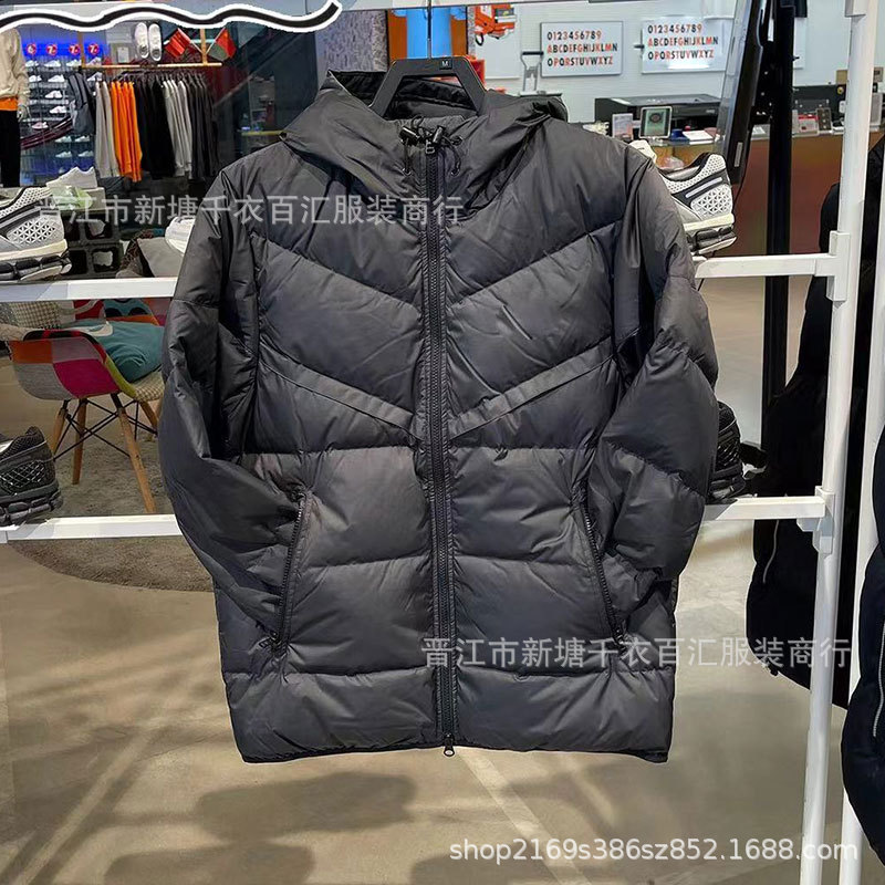 Foreign Trade Wholesale New Men's Hooded Jacket Sportswear Warm Cotton Outwear Winter Cotton Jacket Fb8178
