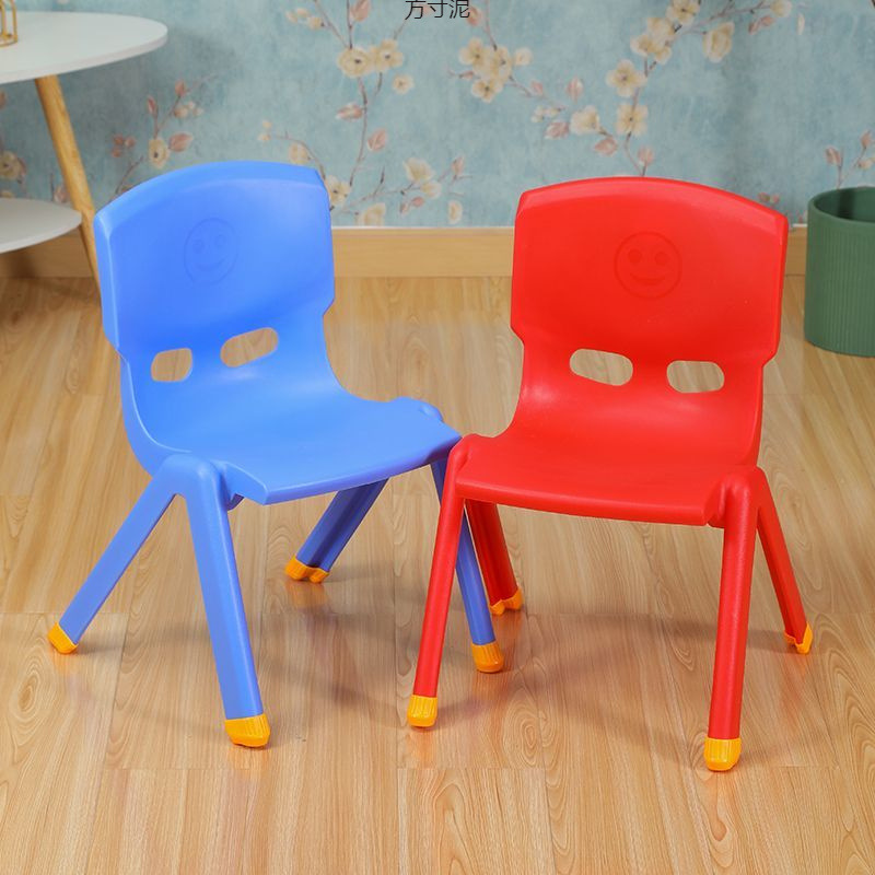 Backrest Chair Children's Thickened Household Children's Dining Chair Baby Chair Backrest Chair Bench Kindergarten Plastic Stool Wholesale
