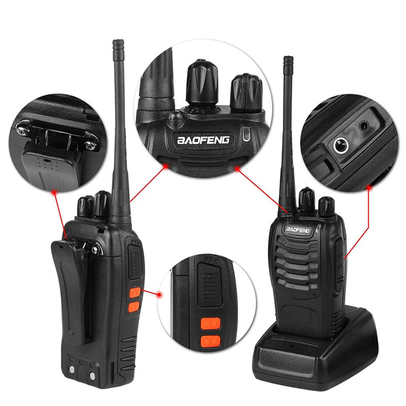 Baofeng Walkie-Talkie Bf-888S Handheld High-Power Baofeng Hotel Security Exhibition Construction Site Intercom Manufacturer Wholesale