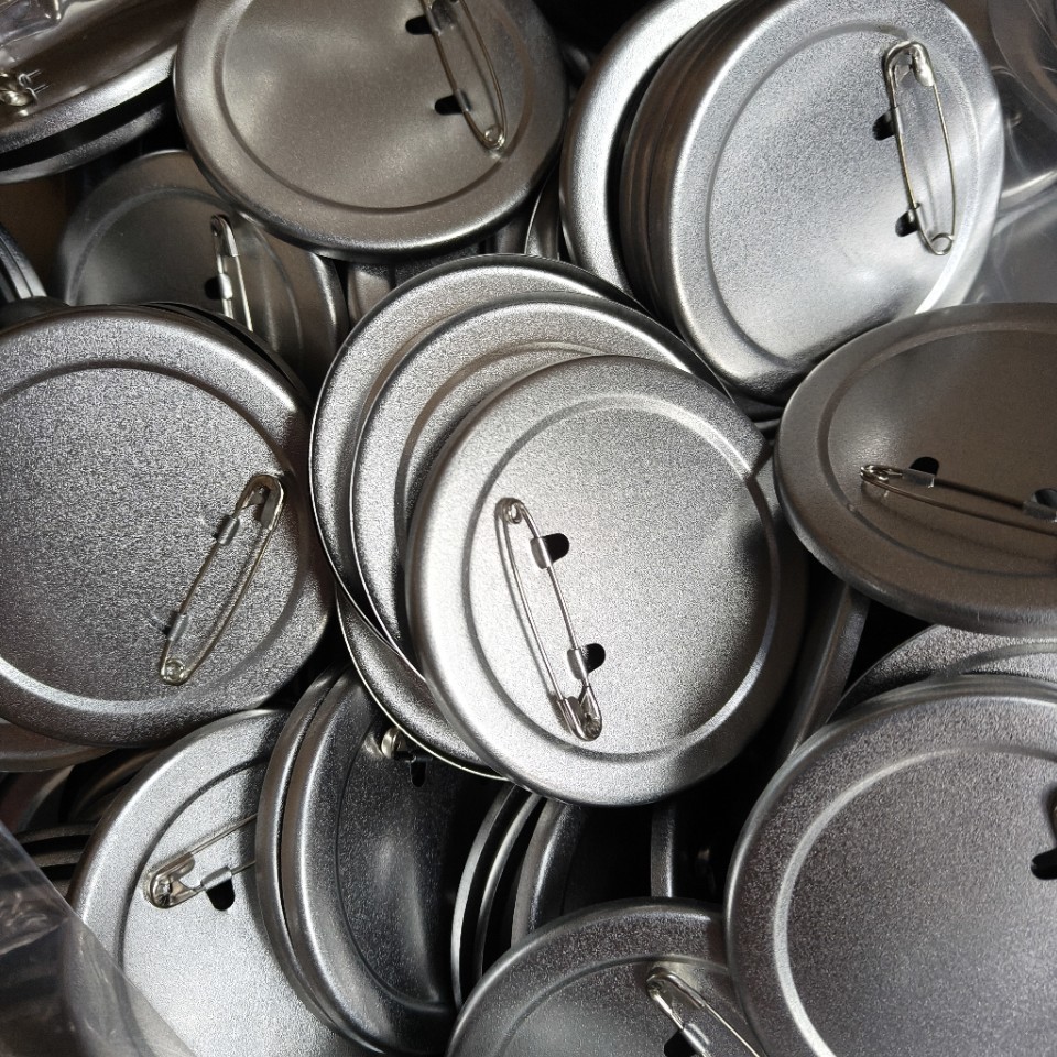 Спот 75мм жестяная значок утолщенный материал ригу дно матовая бумажная клип бар принадлежности пустой материал