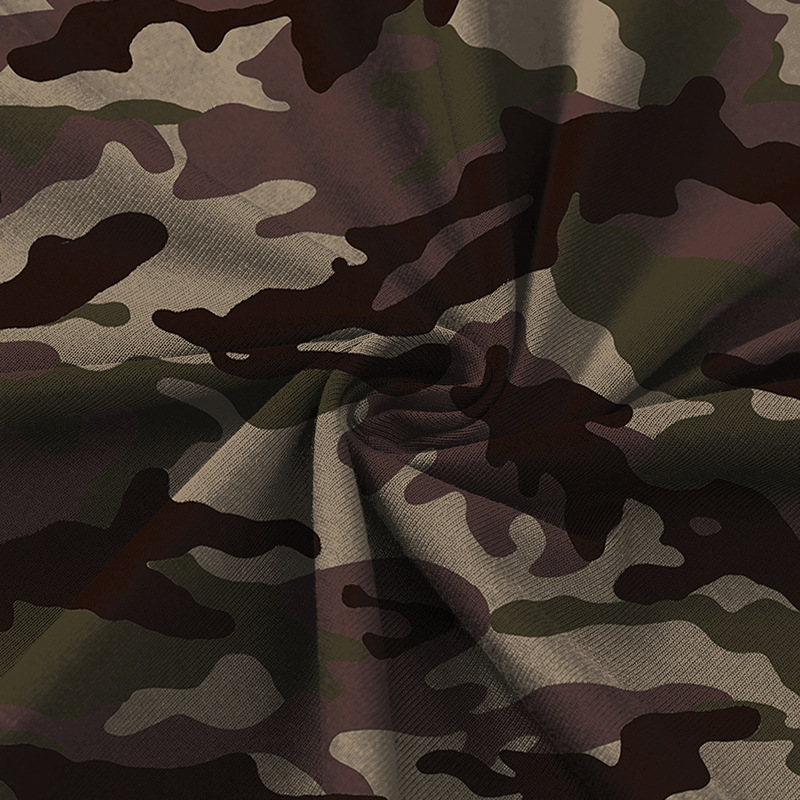 RT0534 short sleeve-RDK0934 shorts yellow camouflage short sleeve shorts versatile casual suit