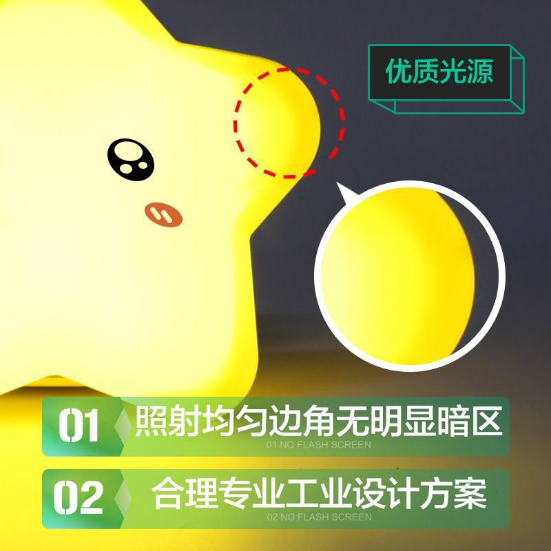 Plug-In Night Light Bulb Remote Control Bedroom Bedside Luminous Socket Energy-Saving Baby Feeding Table Lamp Sleep Soft Light Small Lamp