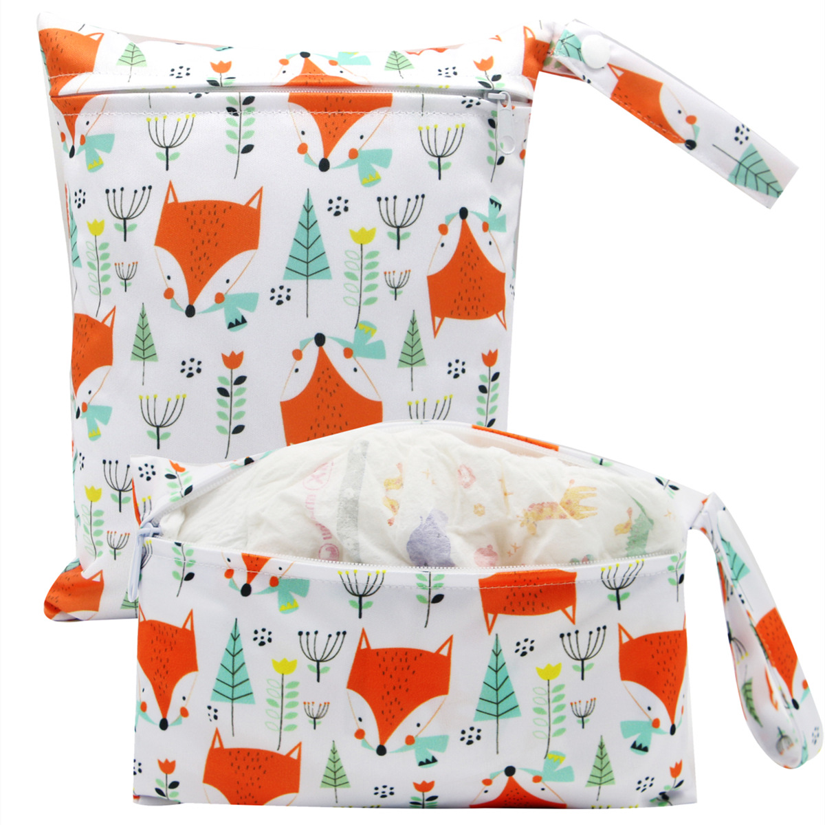 2-piece waterproof diaper bag washable diaper bag Amazon Pinduoduo cross-border hot sale hundreds of colors