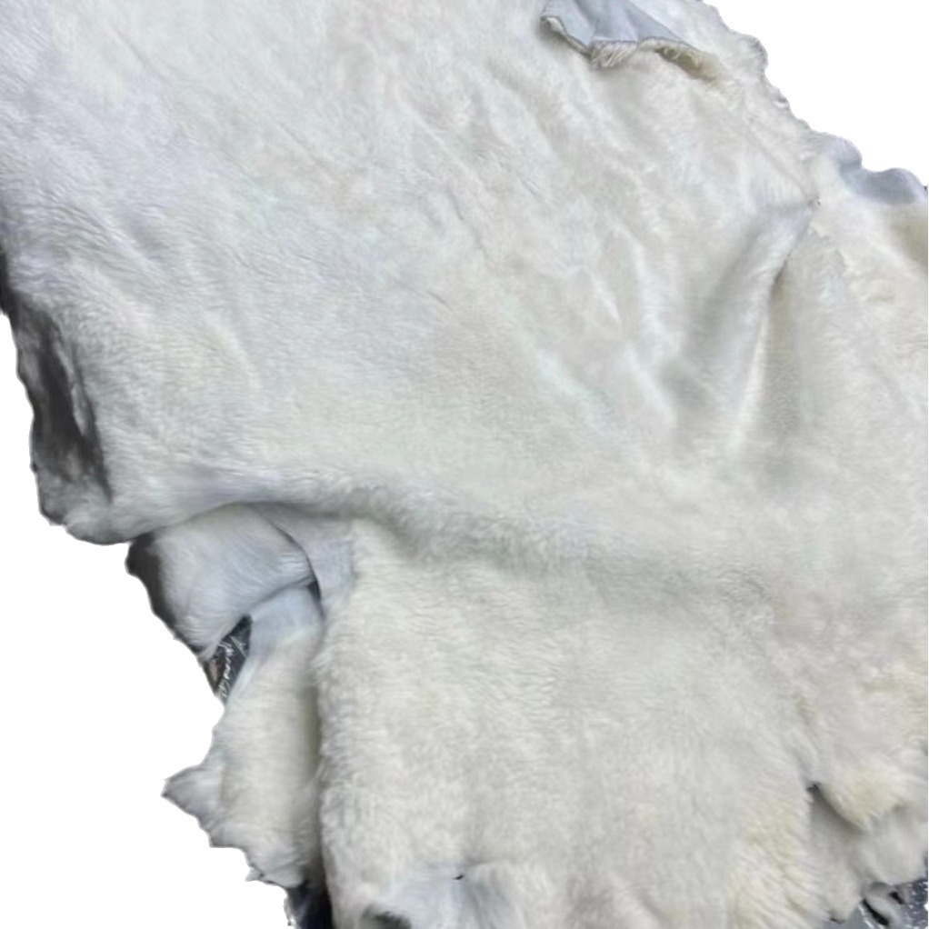 Manufacturers supply real wool first-class sheep shearing whole sheepskin one fur leather dual-purpose clothing leather 2024