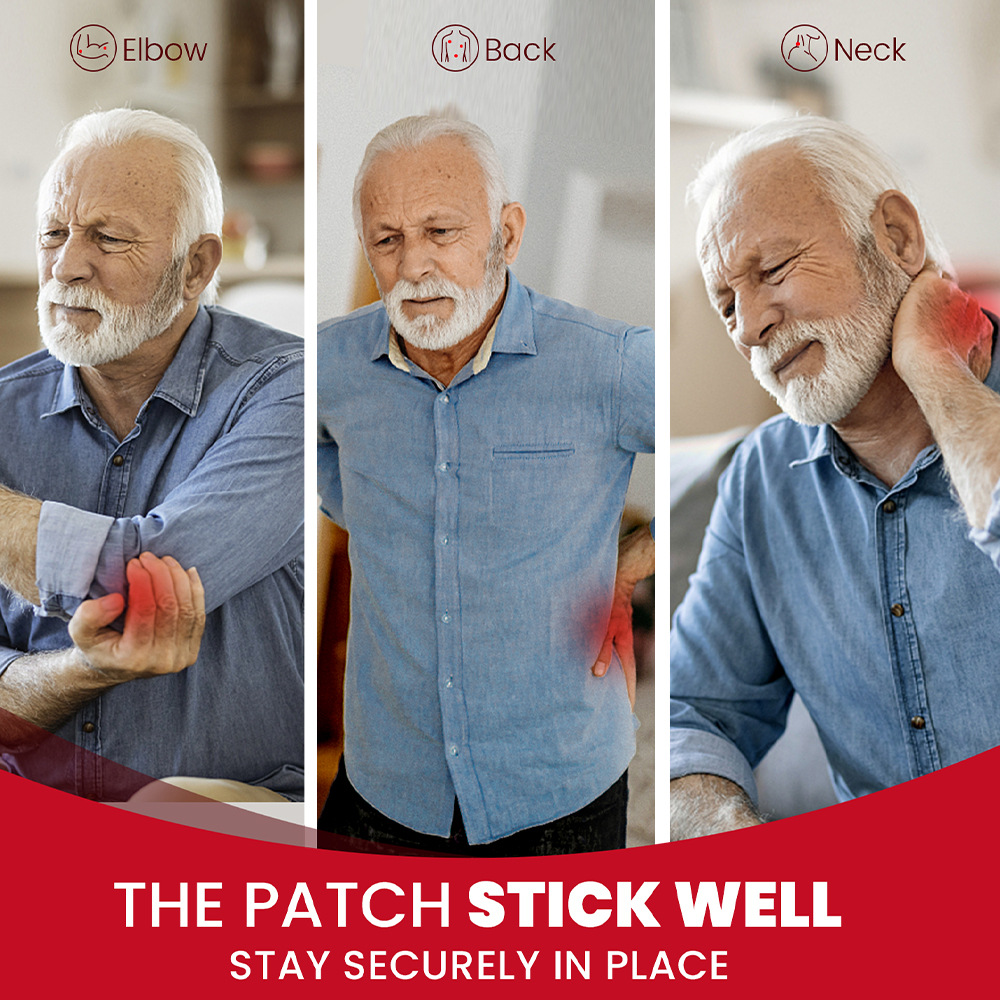 Sumiufn Mugwort Knee Patch Pain Relief Patch Joint Lumbar Cervical Spine Muscle and Bone Pain Care Patch K00192