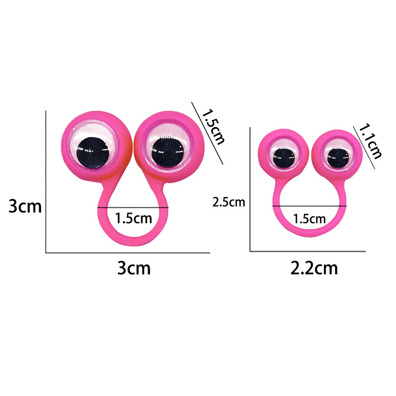 Finger Activity Eye Ring Creative Big-Eye Finger Eyeball Birthday Party Decoration Gift