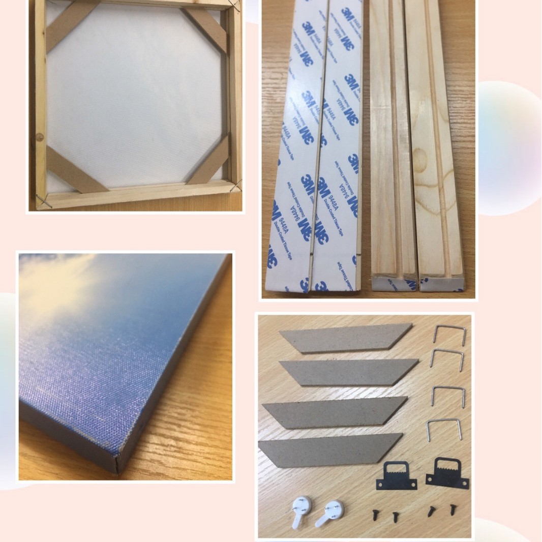 Внутренняя рамка для декоративной живописи DIY рамка из массива дерева сосна безрамная рамка 3 см толстая рамка фабричная деревянная рамка