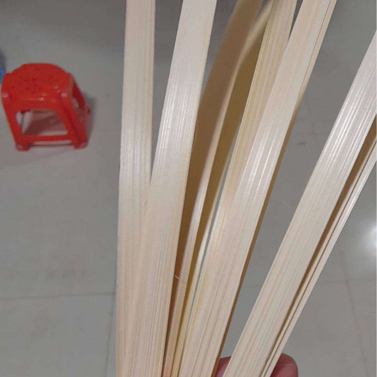 Manufacturer Customized School Handmade Smooth Bamboo Strips DIY Strips Traditional Bamboo Weaving Material Original Color Bamboo Strips