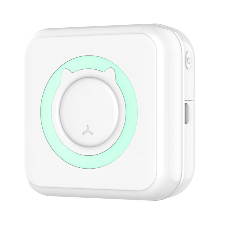 Cross-border wrong topic printer student pocket mini ink-free topic search data label thermal printer factory