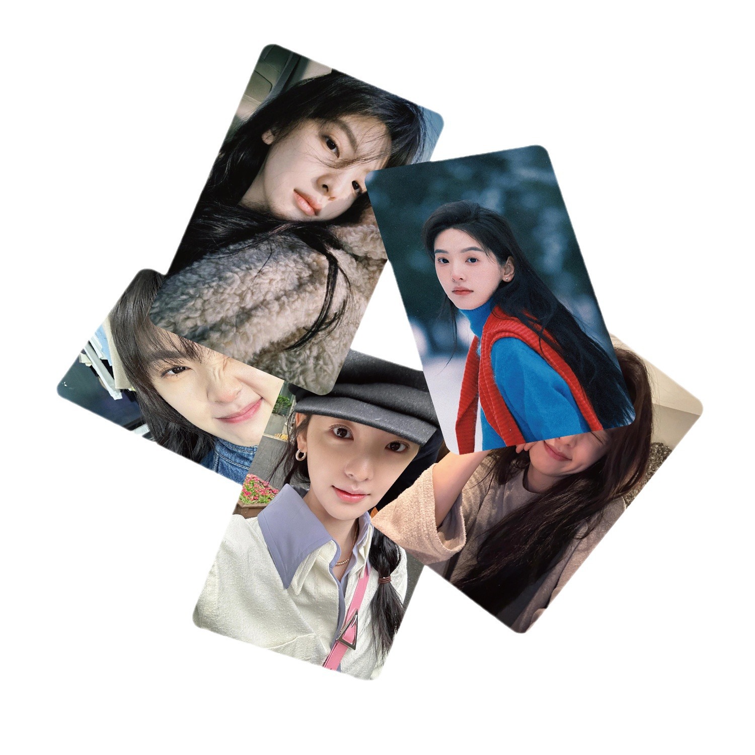 Self-Printed Small Card Source Factory Star Peripheral Support Card Laser Album Idol Greeting Card Advertising Postcard