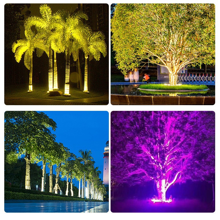 Cross-Border Tree Lanterns, Tree Lights, Tree Lights, Courtyard Villa Landscape Yard Lawn Garden Community Outdoor Spotlights