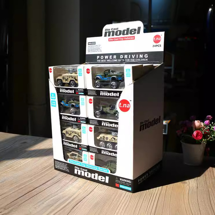 Mini military alloy toy car model factory direct stall night market supply material alloy car model