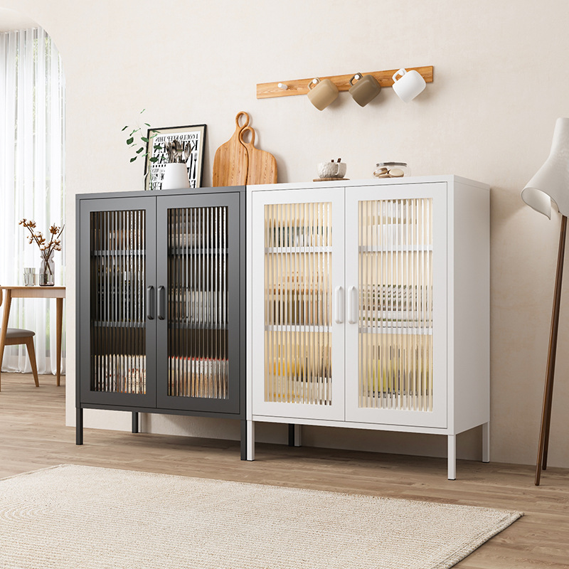 Simple Modern Home Living Room Storage Cabinet Balcony Storage Cabinet Floor Cabinet Nordic Home Iron Sideboard