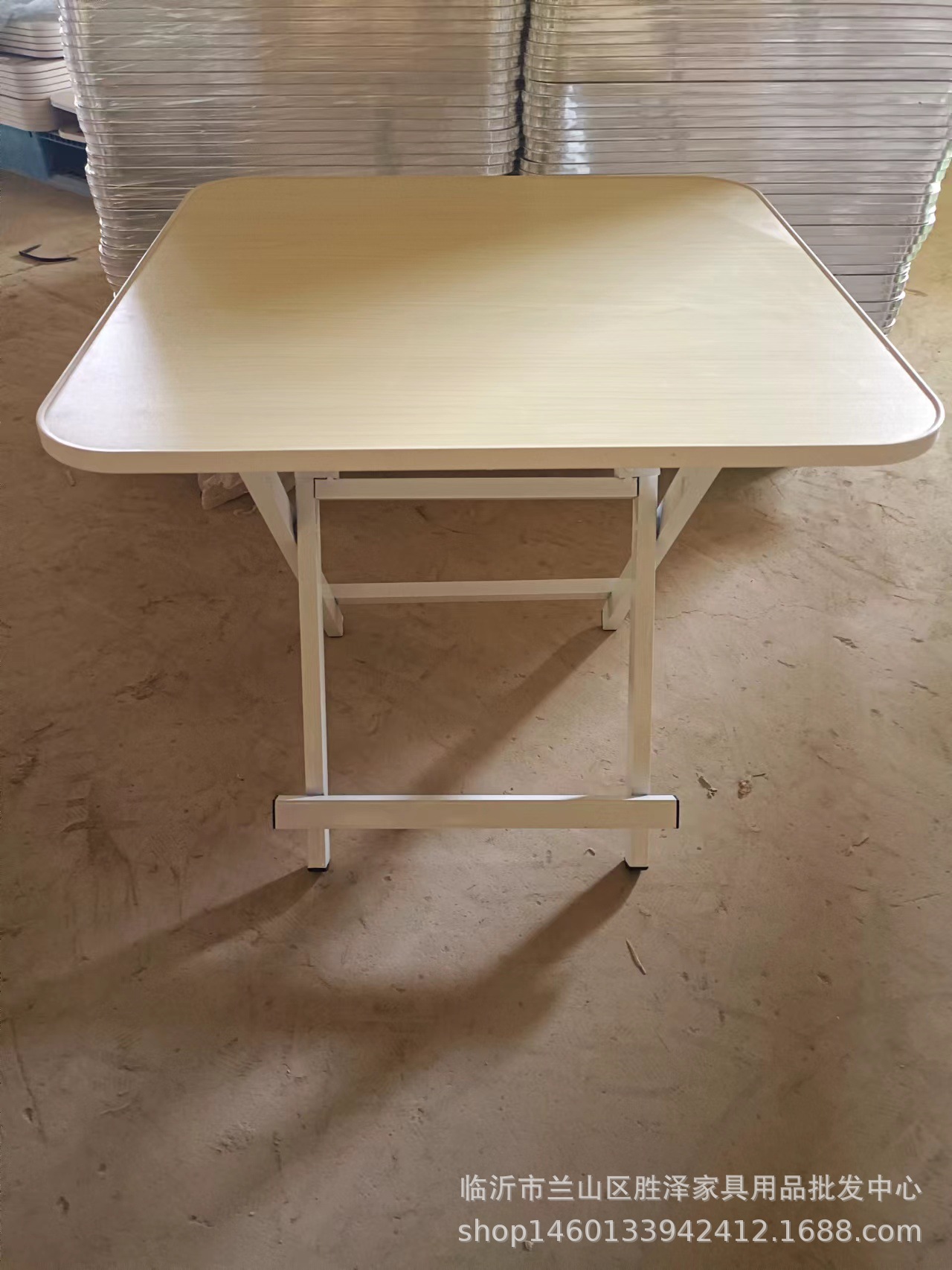Portable and Simple Small Table for Renting, Easy-To-Use Dining Table, Foldable Table, Household Dining Table, Small Apartment Dining Table, Square Shape