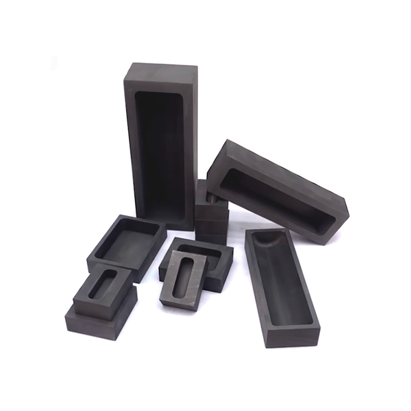 Wholesale High-Purity Graphite Oil Tank for Processing Gold Bars, Suitable for Casting Ingots, Can Be Used as a Mold for Producing Gold Melting Tanks with Handles