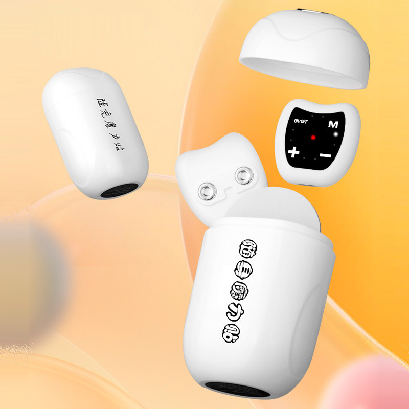 Low frequency pulse massager portable cervical massager electrotherapy Meridian EMS micro current rich bag massage sticker