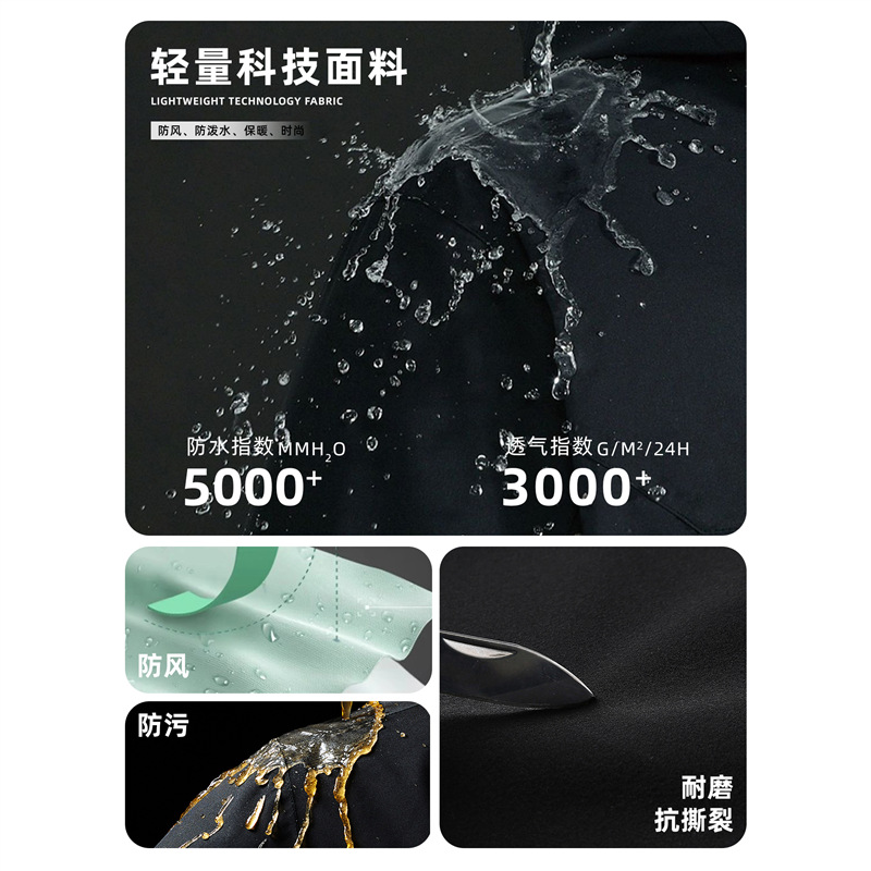 Stand-Up Collar Workwear Custom Logo 4S Store Corporate Employee Group Windproof Waterproof Work Jacket Coat