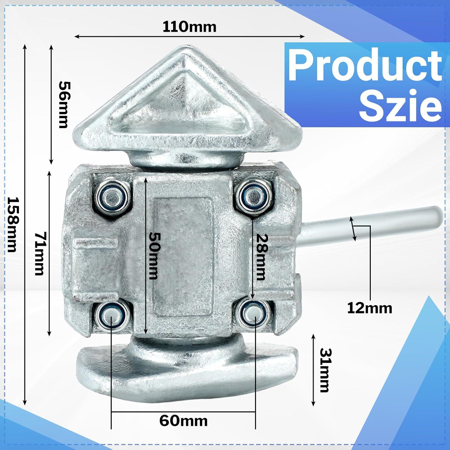 Поставка крепежей для контейнеров, промежуточных поворотных замков, ручных поворотных замков, средних замков, верхних и нижних соединительных замков контейнера