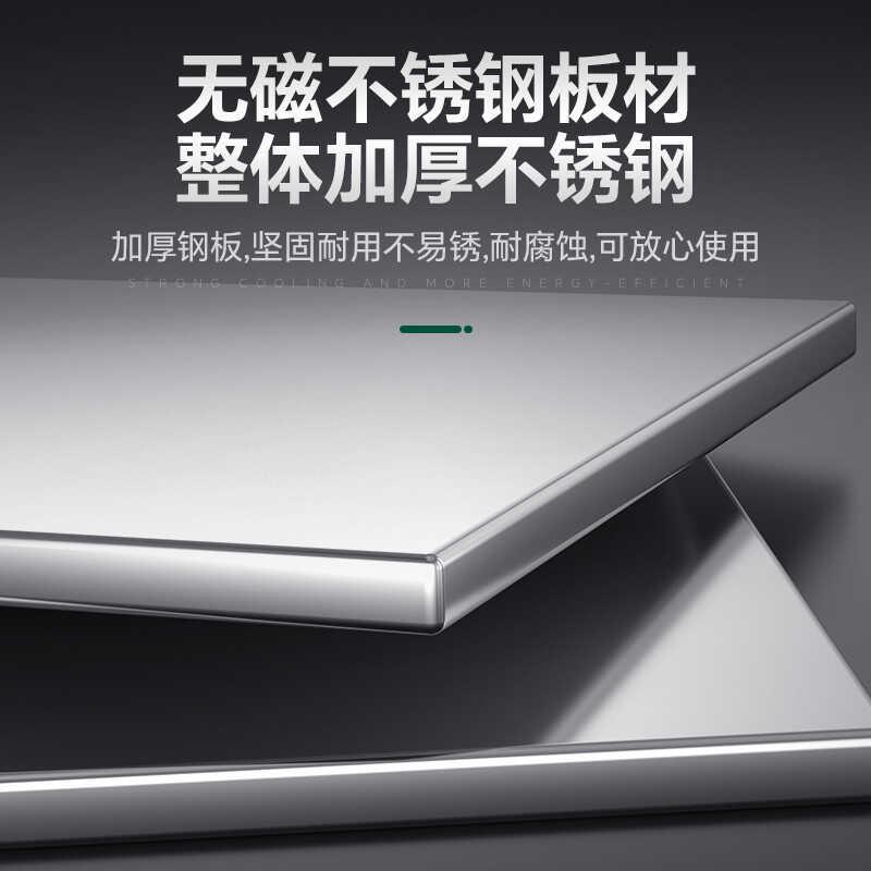 Welded 304 Stainless Steel Sliding Door Workbench, Three-Sided Workbench, Hotel Restaurant Vegetable Cutting Table