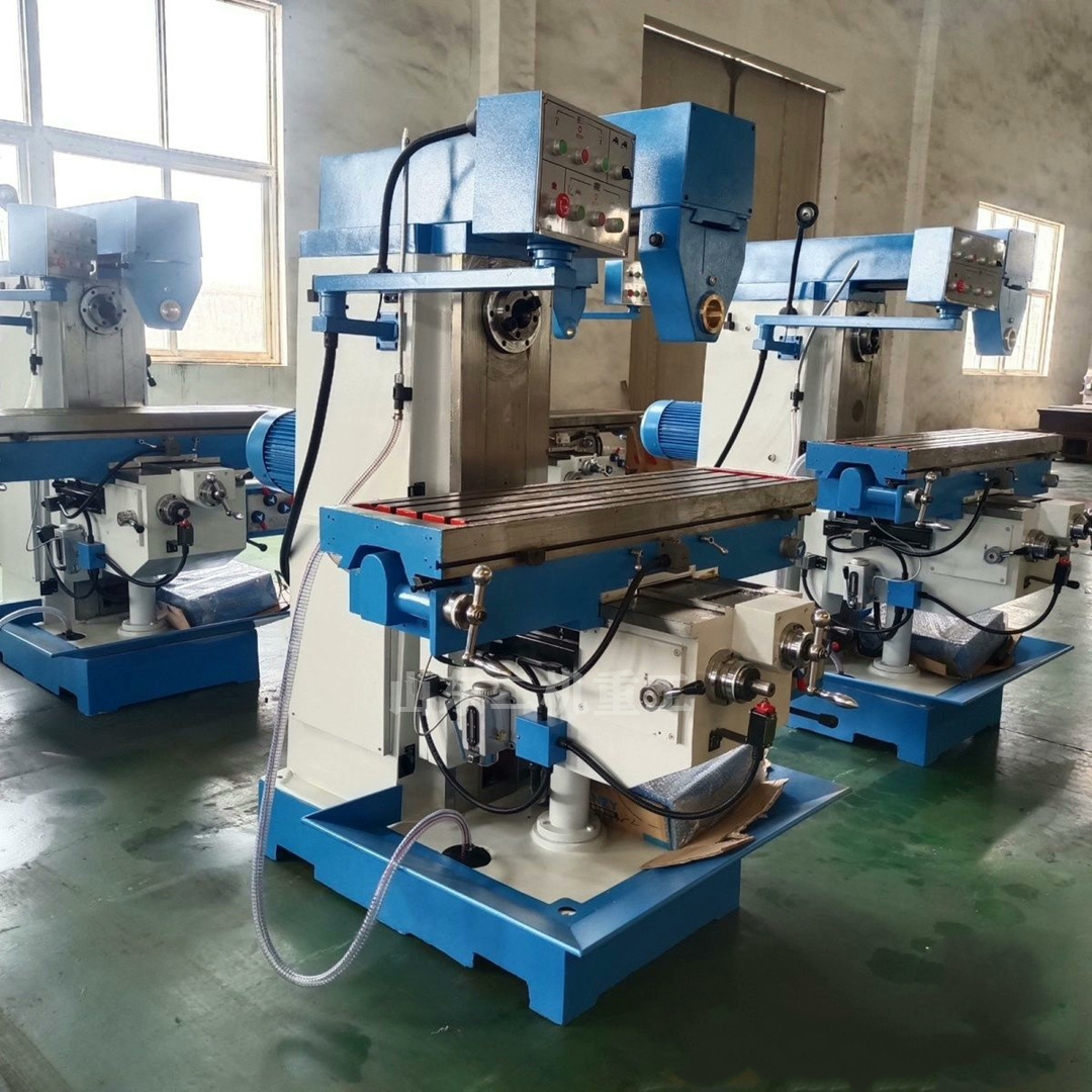 Lumeng machine tool XQ6132 lifting table milling machine vertical and horizontal dual-purpose flat open coarse universal milling X6036
