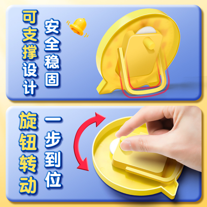 Clock model teaching aids second grade primary school students know clock time three needles children teaching and learning mathematics toys