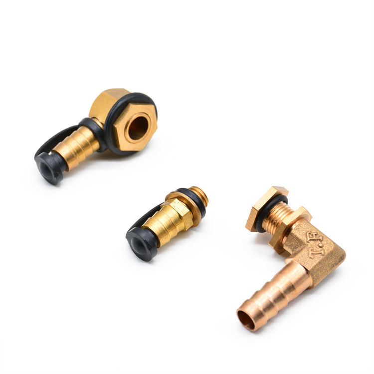 Bamboo Tea Tray Plastic Chassis Copper Pipe Joint Accessories Stainless Steel Water Storage Tray Drain Pipe Water Outlet Safety Capacity