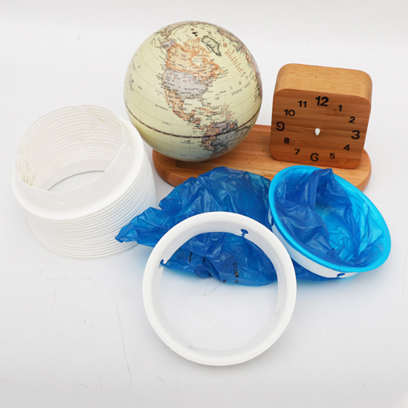 Manufacturer's Disposable Vomit Bag Closed Rubber Ring Buckle Motion Sickness Pregnancy Vomit Bag Ferrule Motion Sickness Vomit Bag Clasp