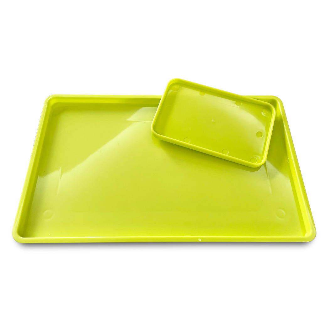 Simple porcelain-like plastic tableware drain basket water tray water Cup tray snack plate