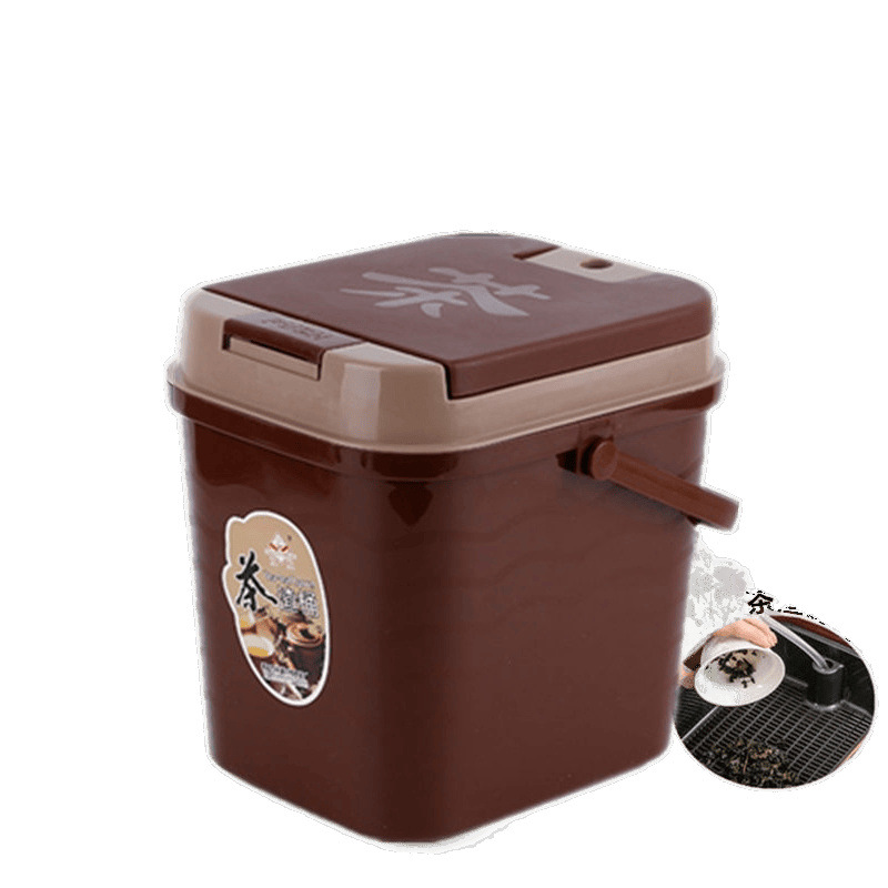 Tea Bucket, Tea Bucket, Plastic Trash Can, Tea Waste Bucket, Tea Ceremony Tea Residue Bucket, Household Kung Fu Tea Set Accessories, Small Bucket