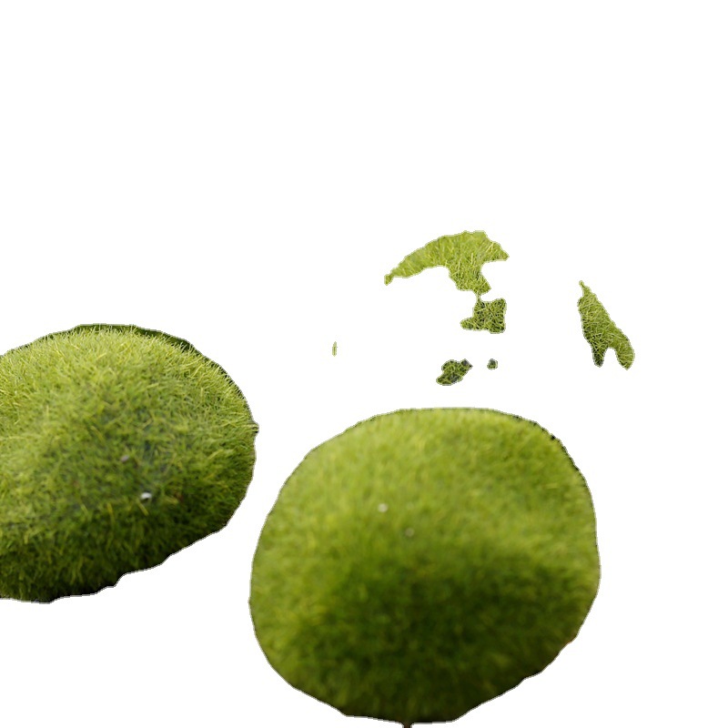 Simulated Moss Moss Stone Flocked Stone Moss Lawn Micro Landscape Ornament Decoration Simulated Fake Stone
