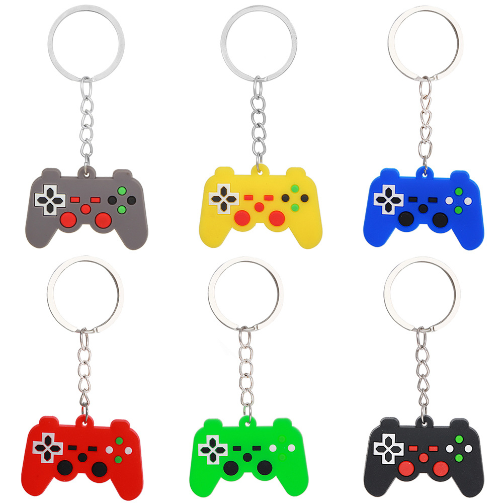 Amazon Cross-Border Creative New Key Chain Pvc Game Console Handle Key Chain Holiday Party Small Gift