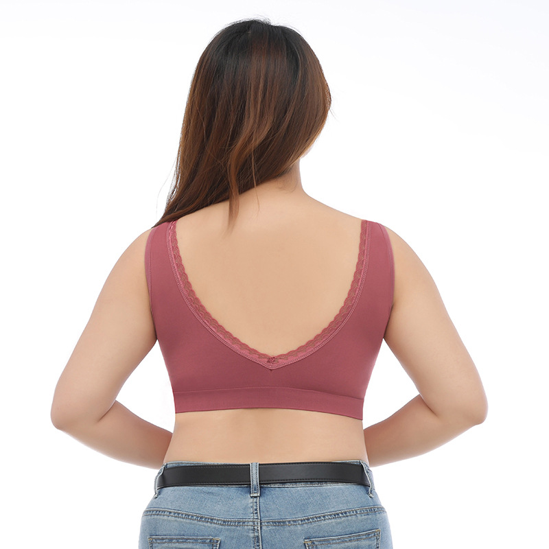 New Fashionable, Light and Comfortable, Stereo Coaster, Women's Vest, Push-up, Large Breasts, Small Intimates, No Steel Ring Bra