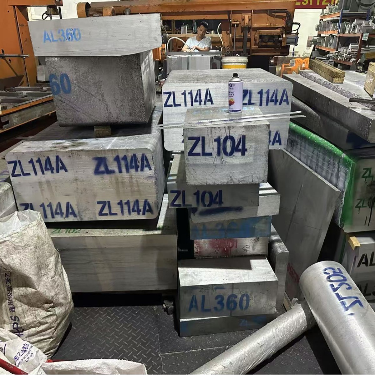 High Silicon Die-Cast Aluminum Alloy Zl104 Zl102 Zl205 Zl114A Casting Aluminum Model Can Be Cut and Machined