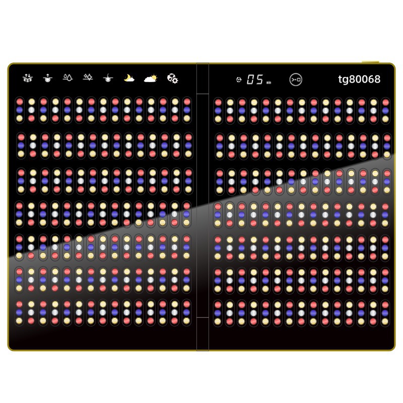 Upgraded Version of Foldableing Screen Large Row Lamp Beauty Instrument Led Foldableing Large Row Lamp Source Factory Odm Customization