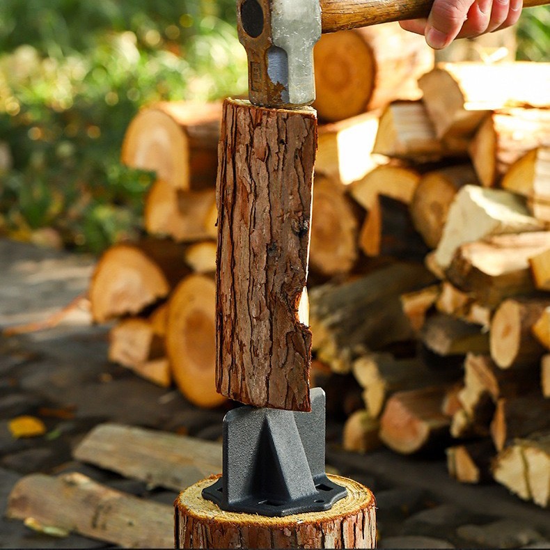 Cross-Border Independent Station Mini Small Cube Wood Splitter Portable Firewood Tip Household Farm Camping Firewood Splitter Amazon