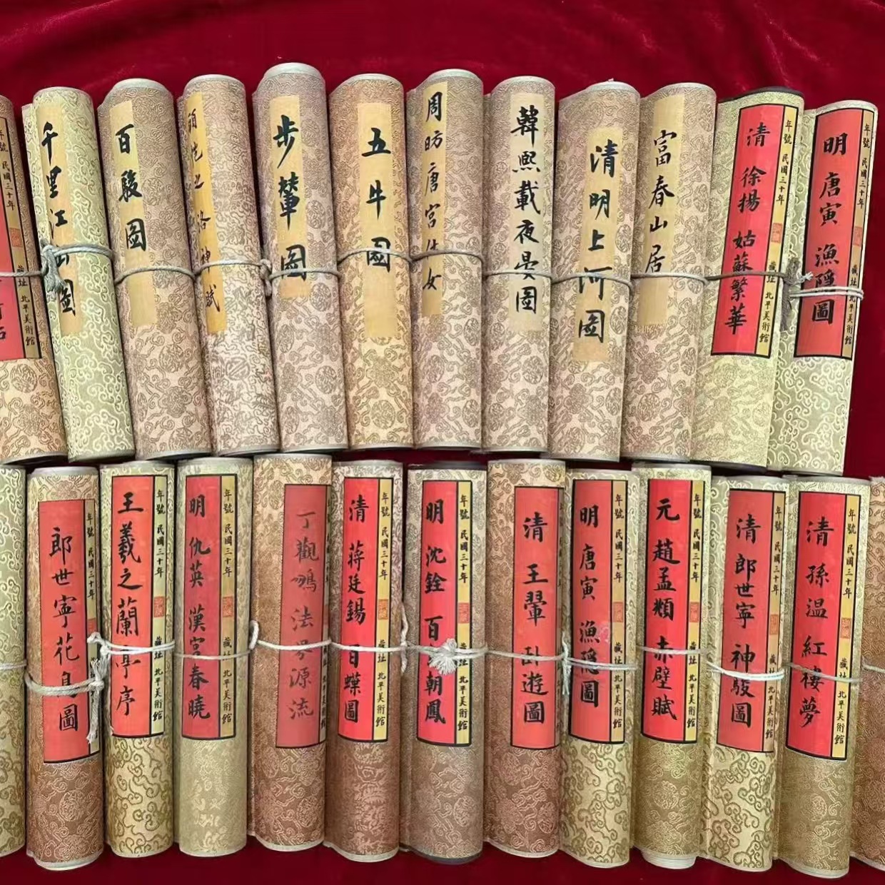 Antique Celebrity Calligraphy and Painting, Long Scroll Painting, Living Room Decoration Painting, Chinese Painting Collection