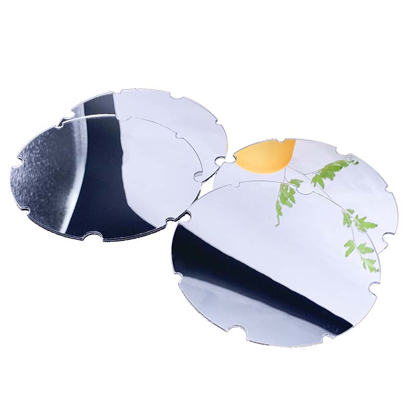 Ultra-Light Pc Electroplating Toy Plastic Mirror Vacuum Coating Custom Processing Silk Screen Acrylic Ps Lens Free Sample