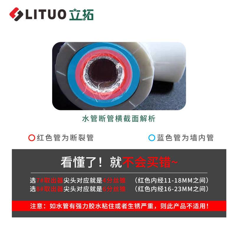 Broken Wire Extractor Universal Screw Sliding Wire Extractor Broken Head Screw Reverse Wire Faucet Deep Hole Water Pipe High Strength Artifact