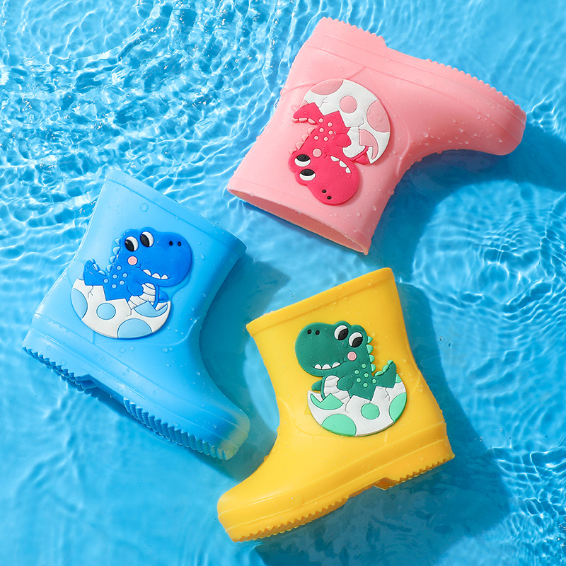 Детские резиновые сапоги новые мультяшные милые сапоги для мальчиков девочек студентов детей малышей водонепроницаемые резиновые туфли
