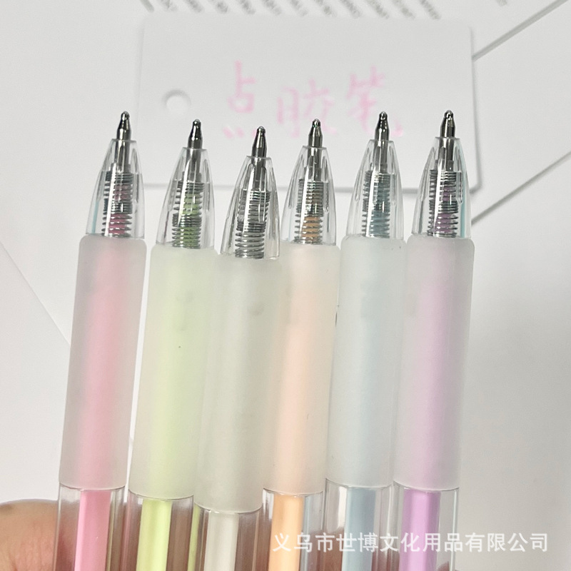 Press the dispensing pen quick-drying glue pen student DIY hand account tool cute press dispensing pen wholesale