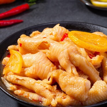 Boneless Chicken Feet Sour Lemon Boneless Chicken Feet 200g Retail Catering Wholesale Chicken Snacks